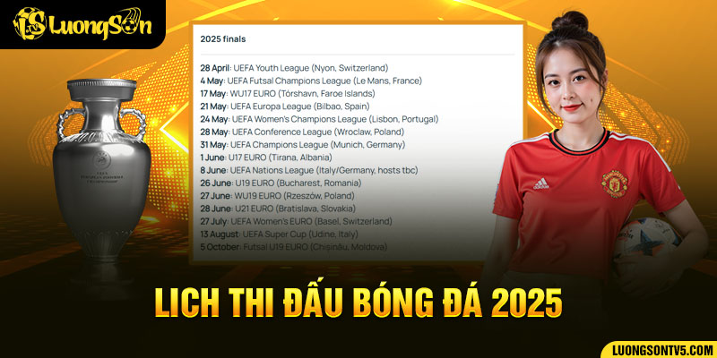 Giới thiệu dịch vụ cung cấp lịch thi đấu bóng đá